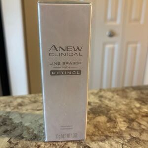 AVON ANEW CLINICAL Line‎ Eraser w/Retinol cream Treatment NEW In Box Sealed 1 oz